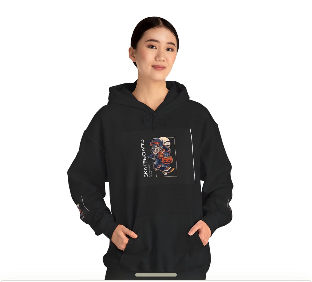 Premium Skateboard Graphic Hoodie | Unisex Pullover Hoodie