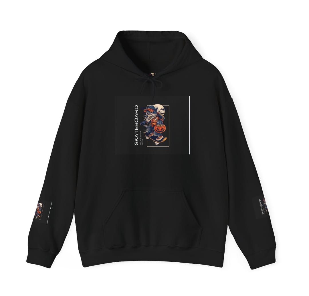 Premium Skateboard Graphic Hoodie | Unisex Pullover Hoodie