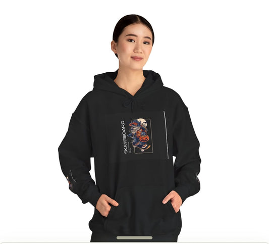 Premium Skateboard Graphic Hoodie | Unisex Pullover Hoodie